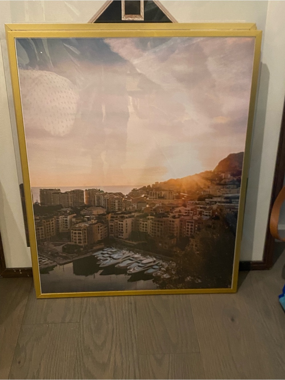Monaco Fontvieille Harbor Framed Wall Art - 16x20